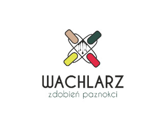 Projekt logo dla firmy wachlarz zdobień paznokci | Projektowanie logo